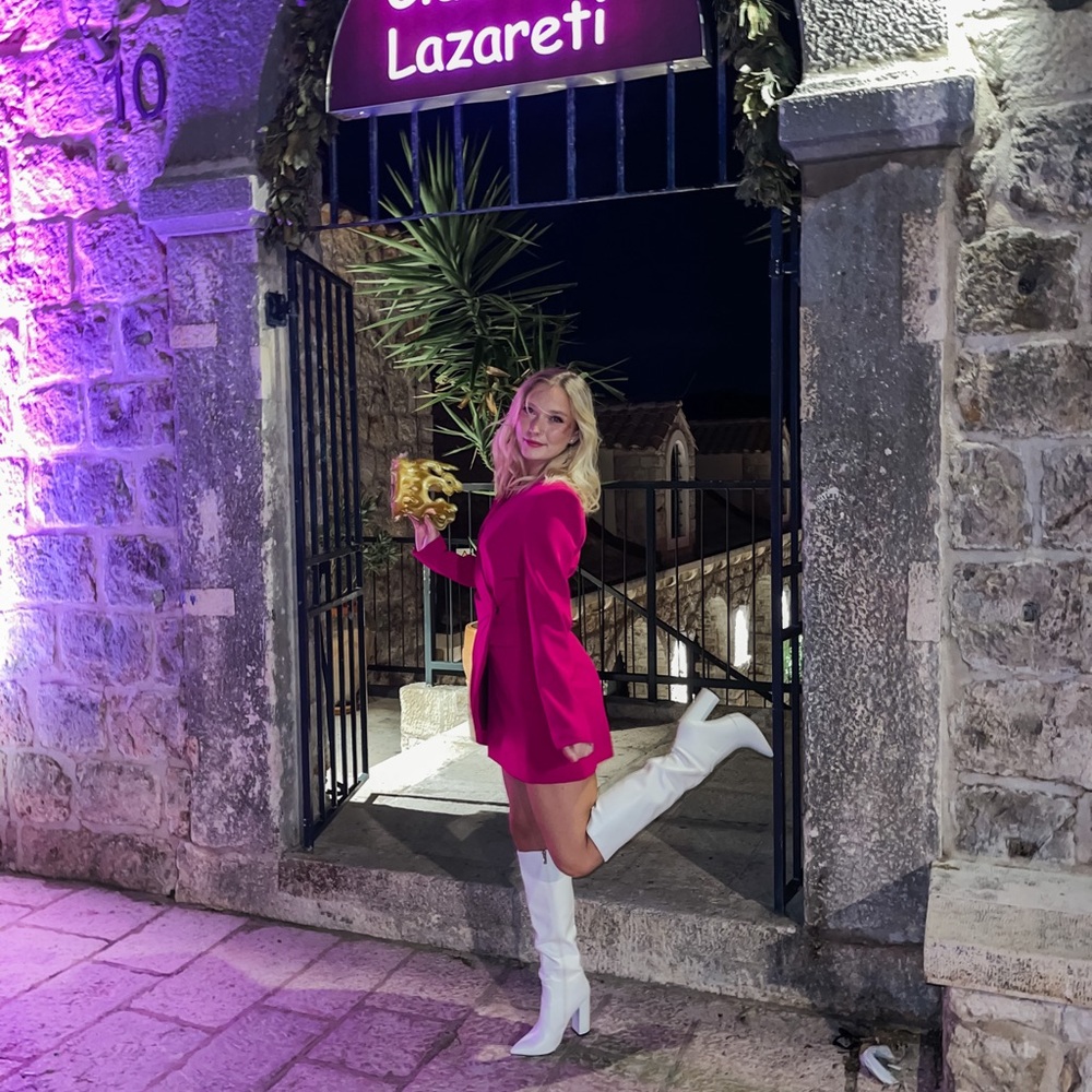 Pink Zara blazer dress! Only worn once for my birthday! - Picture 6 of 7